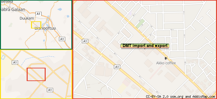 Map: How to find us.