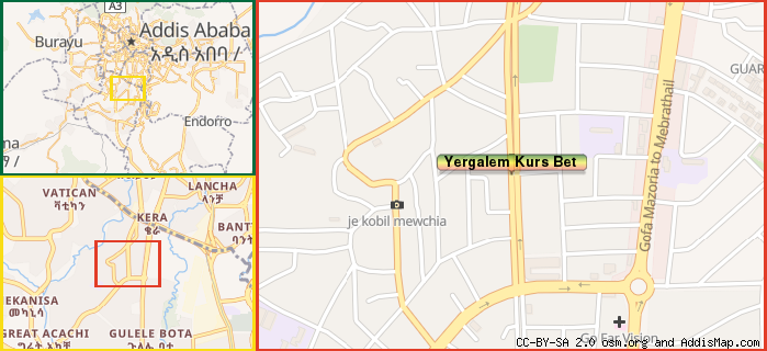 Map: How to find us.