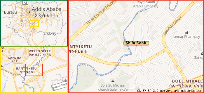 Map: How to find us.