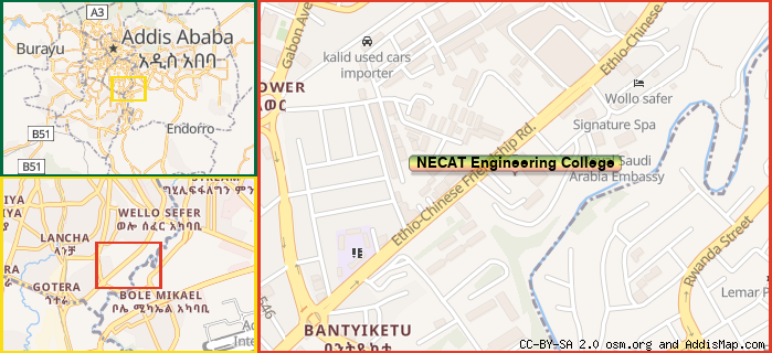 Map: How to find us.