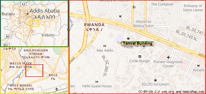 Map: How to find us.