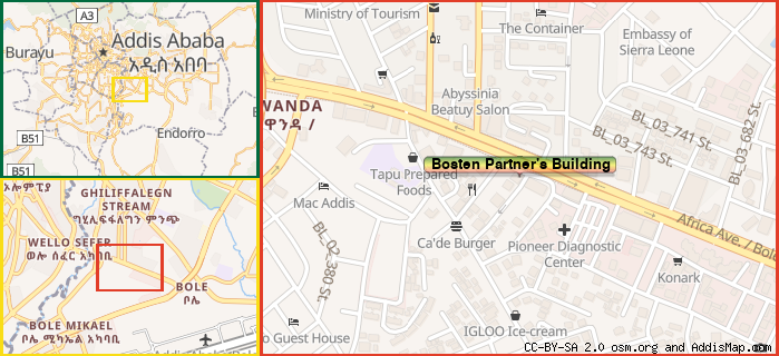Map: How to find us.