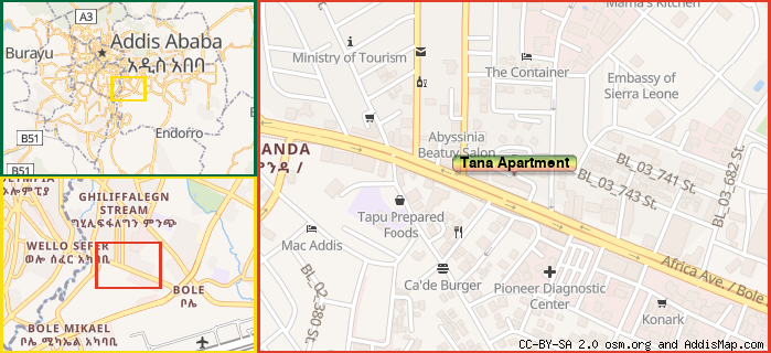 Map: How to find us.