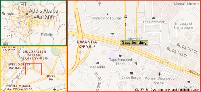 Map: How to find us.