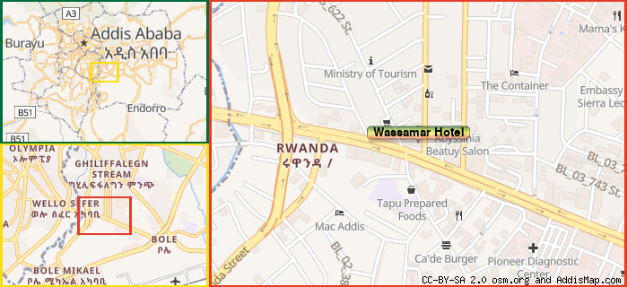 Map: How to find us.