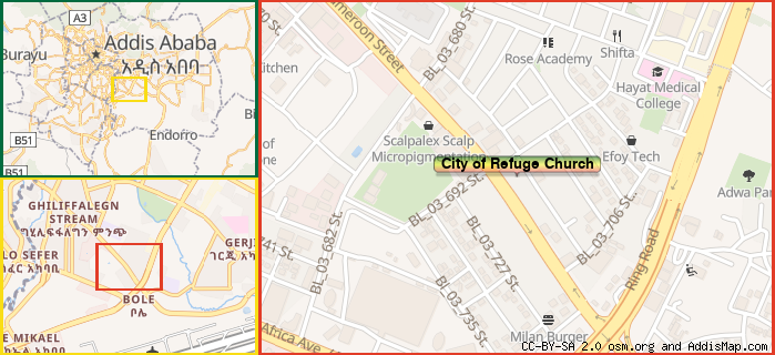 Map: How to find us.