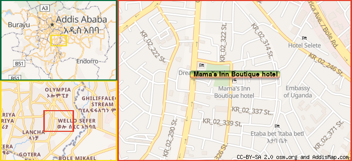 Map: How to find us.