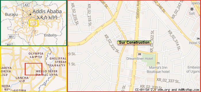 Map: How to find us.