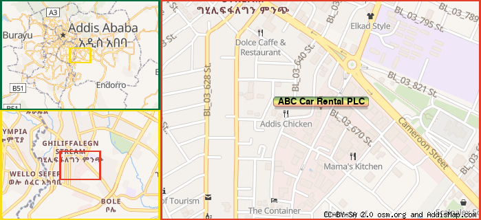 Map: How to find us.