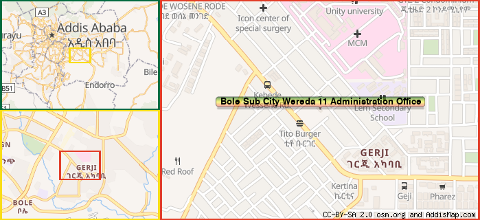 Map: How to find us.