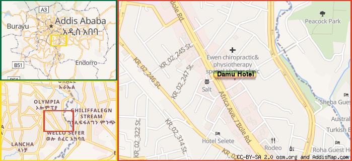 Map: How to find us.