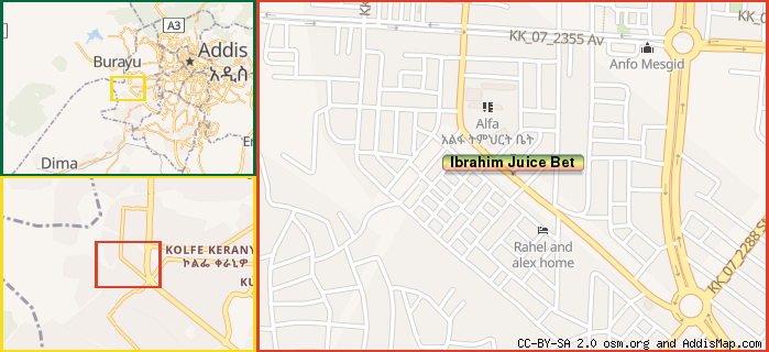 Map: How to find us.