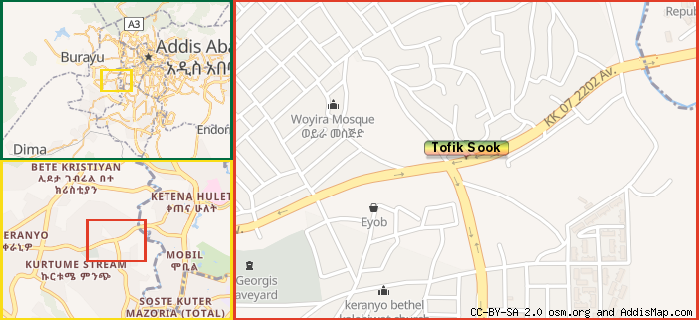 Map: How to find us.