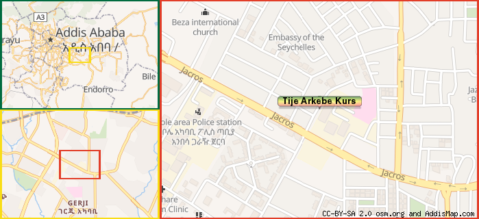 Map: How to find us.