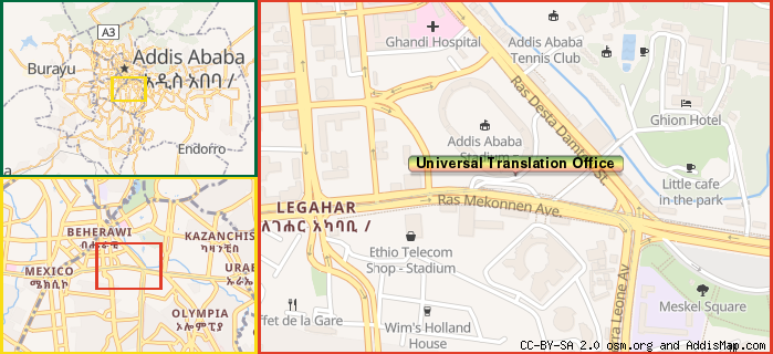 Map: How to find us.