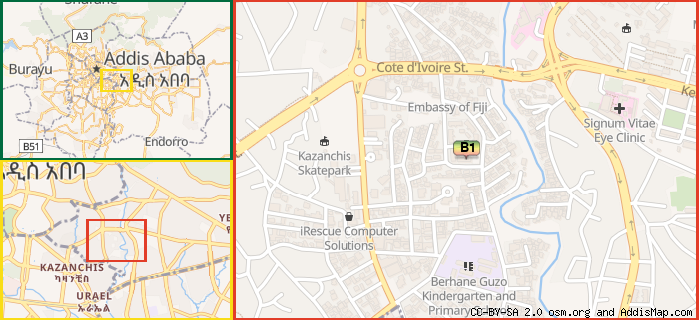 Map: How to find us.