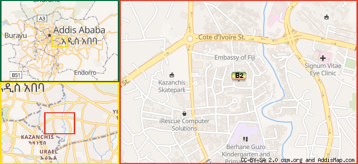 Map: How to find us.