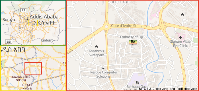 Map: How to find us.