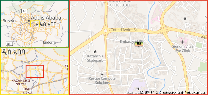 Map: How to find us.