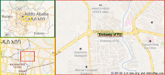 Map: How to find us.