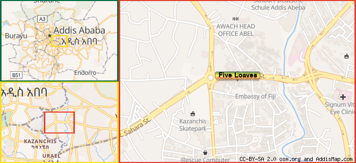 Map: How to find us.