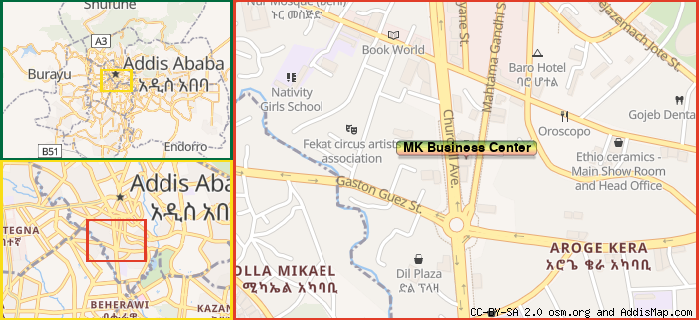 Map: How to find us.