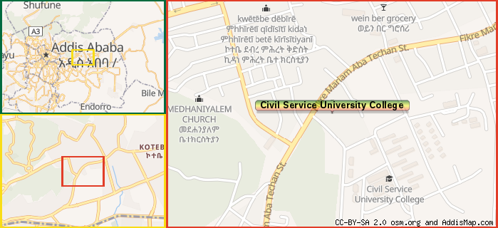 Map: How to find us.