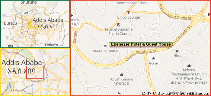Map: How to find us.