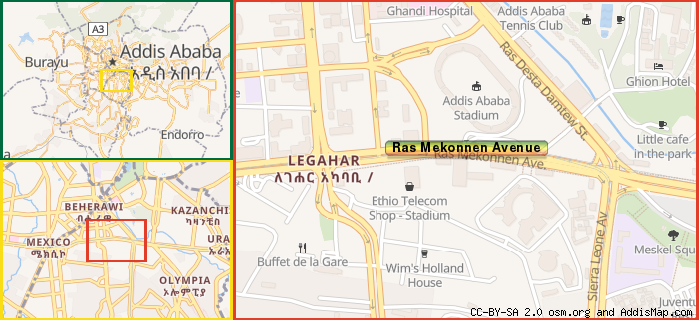 Ras Mekonnen Avenue Main Street Addis Ababa Ethiopia